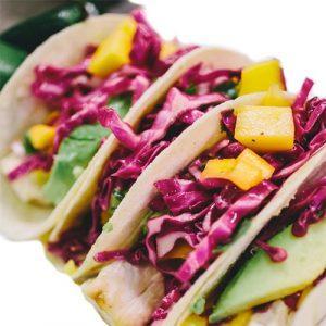 chicken tacos catering menu for wedding or private parties and venues