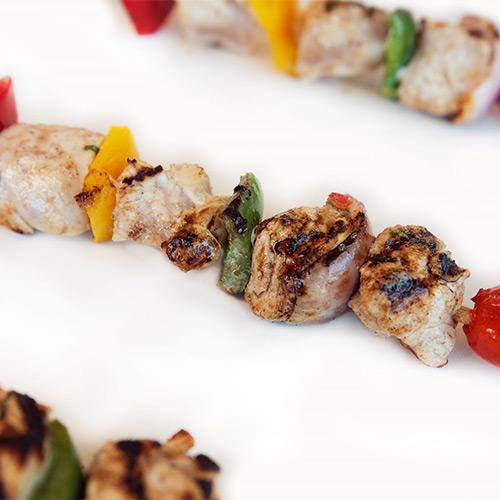 chicken skewer catering menu for wedding or private parties and venues